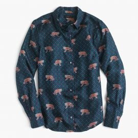 WornOnTV: Liv's tiger print shirt and 