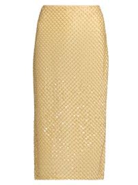 Women\'s Allora Embellished Pencil Skirt - Chamomile - at Saks Fifth Avenue