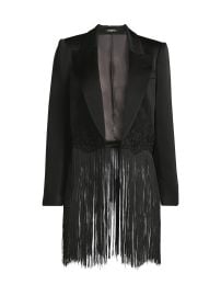 Women\'s Alma Fringe Blazer - Black - at Saks Fifth Avenue