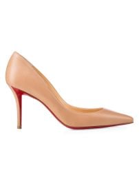 Women\'s Apostrophy Nappa Leather 85MM Pumps - Beige - at Saks Fifth Avenue