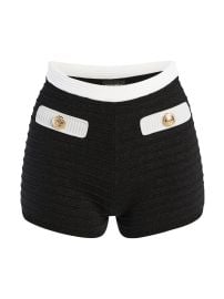 Women\'s Ashton Bandage Shorts - Black Multicolor - at Saks Fifth Avenue