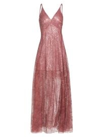 Women\'s Astro Embellished Slip Gown - Dusty Rose - at Saks Fifth Avenue
