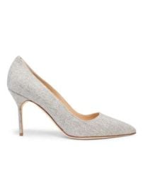 Women\'s BB 90MM Wool Pumps - Light Grey - at Saks Fifth Avenue