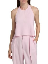 Women\'s Backless Halter Top - Blush - at Saks Fifth Avenue