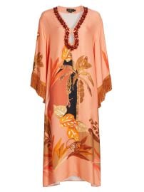 Women\'s Bananier Caftan Maxi Dress - Peach - at Saks Fifth Avenue