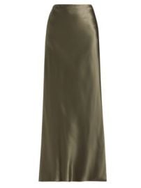 Women\'s Bella Silk Maxi Skirt - Aloe Vera - at Saks Fifth Avenue