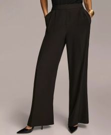 Women\'s Belted Blazer and Pleat Front Wide-Leg Pants at Macys