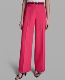 Women\'s Belted Wide-Leg Pants at Macys