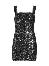 Women\'s Benson Sequined Minidress - Black - at Saks Fifth Avenue
