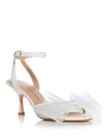 Women\'s Blushing Bow 75 Mid Heel Sandals at Bloomingdales