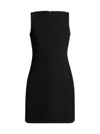 Women\'s Boatneck Sheath Minidress - Black - at Saks Fifth Avenue