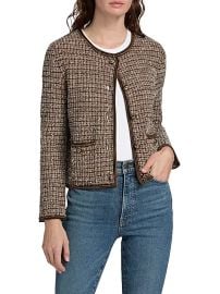 Women\'s Brisa Bouclé Tweed Lady Jacket - Acorn Multi - at Saks Fifth Avenue