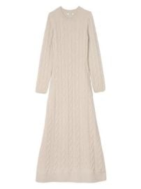 Women\'s Cable Knit Maxi Dress - Beige - at Saks Fifth Avenue