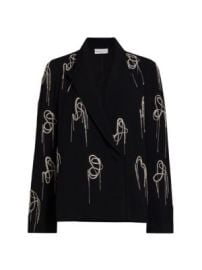 Women\'s Caplana Chain Blazer - Black - at Saks Fifth Avenue