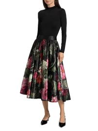 Women\'s Chara Floral Fit & Flare Midi-Dress - Be Still - at Saks Fifth Avenue