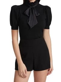 Women\'s Chase Puff-SleeveTop - Black - at Saks Fifth Avenue