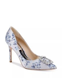 Women\'s Cher Crystal Buckle Pumps at Bloomingdales