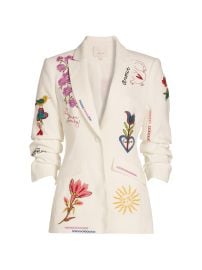 Women\'s Cheyenne Summer Love Blazer - Ivory Multi - at Saks Fifth Avenue