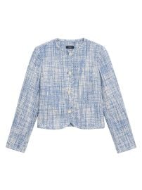 Women\'s Clean Woven Lady Jacket - Blue Multi - at Saks Fifth Avenue