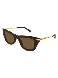 Women\'s Combi 50MM Square Sunglasses - Havana Gold Havana at Saks Fifth Avenue