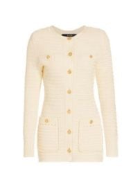 Women\'s Constance Knit Jacket - Ivory - at Saks Fifth Avenue