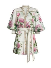 Women\'s Cora Tiered Mini Shirtdress - Rose Whisper - at Saks Fifth Avenue