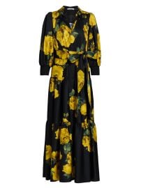 Women\'s Cora Volume Tiered Shirtdress - Rosehips - at Saks Fifth Avenue