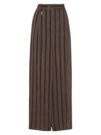 Women\'s Cotton Organza Sartorial Skirt - Chocolate - at Saks Fifth Avenue