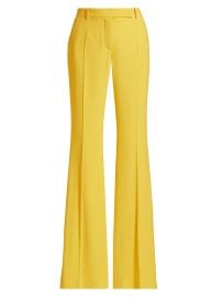 Women\'s Crepe Narrow Bootcut Trousers - English Weld - at Saks Fifth Avenue