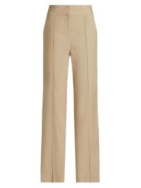 Women\'s Cruz Linen-Blend Pants - Stone Khaki - at Saks Fifth Avenue