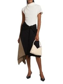 Women\'s Davina Asymmetric Midi-Dress - Black Multi - at Saks Fifth Avenue