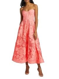 Women\\\'s Desi Floral Lace Maxi-Dress - Rose Quartz - at Saks Fifth Avenue