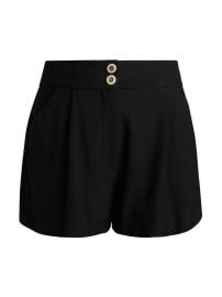 Women\'s Devina High-Waist Shorts - Black - at Saks Fifth Avenue
