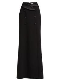 Women\'s Diara Tuxedo Maxi Skirt - Black - at Saks Fifth Avenue