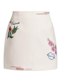 Women\'s Doris Summer Love Miniskirt - Ivory Multi - at Saks Fifth Avenue
