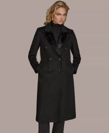 Women\'s Double-Breasted Reefer Coat at Macys