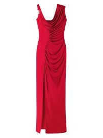 Women\'s Draped Liquid Jersey Gown - Marigold - at Saks Fifth Avenue