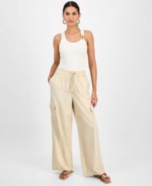 Women\'s Drawstring Cargo Pants, Exclusively at Macy\'s at Macys
