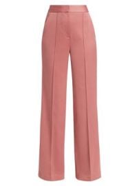 Women\'s Edia Satin Straight-Leg Pants - Rose - at Saks Fifth Avenue