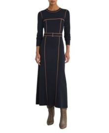 Women\'s Etta Long-Sleeve Colorblock Midi Sweater Dress at Macys