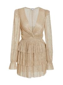 Women\\\\\\\'s Felicie Sequin Knit Minidress - Gold - at Saks Fifth Avenue