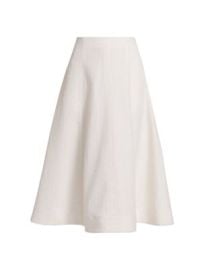 Women\'s Fellini Jacquard A-Line Midi-Skirt - Dove - at Saks Fifth Avenue