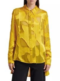 Women\\\'s Fil Coupé Button-Front Shirt - Kiwi - at Saks Fifth Avenue