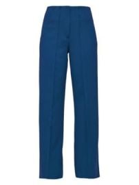 Women\'s Finn Straight Leg Trousers - Navy Blue - at Saks Fifth Avenue