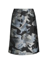 Women\'s Floral A-Line Woven Skirt - Dawn Granite Lunar Rock - at Saks Fifth Avenue