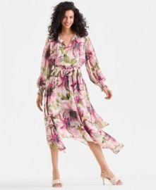 Women\'s Floral Midi Dress at Macys