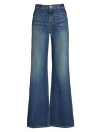 Women\'s Florence High-Rise Boot-Cut Jeans - Classic Wash - at Saks Fifth Avenue