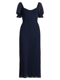 Women\'s Gloria Polka Dot Midi-Dress - Button - at Saks Fifth Avenue