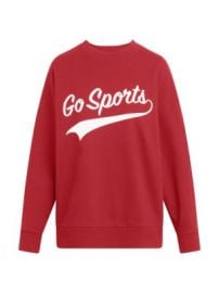 Women\'s Go Sports Crewneck Sweatshirt - Red - at Saks Fifth Avenue