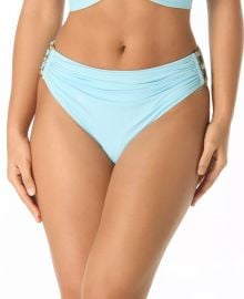 Women\'s Halter Bikini Top and Shirred Waist Bikini Bottom at Macys